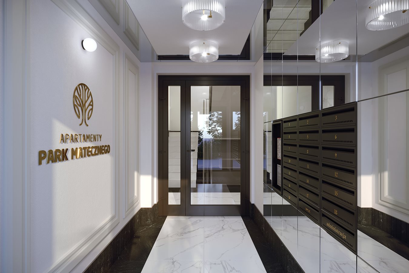 Apartamenty Park Matecznego - Wejście do budynku B