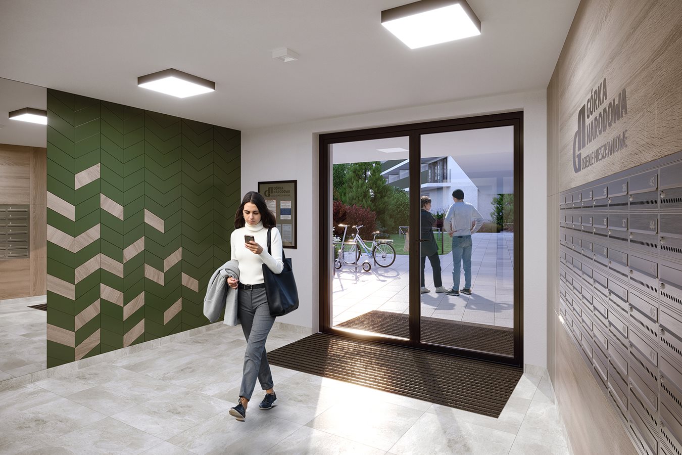 Osiedle Górka Narodowa Etap 5_1 - Wejście do budynku