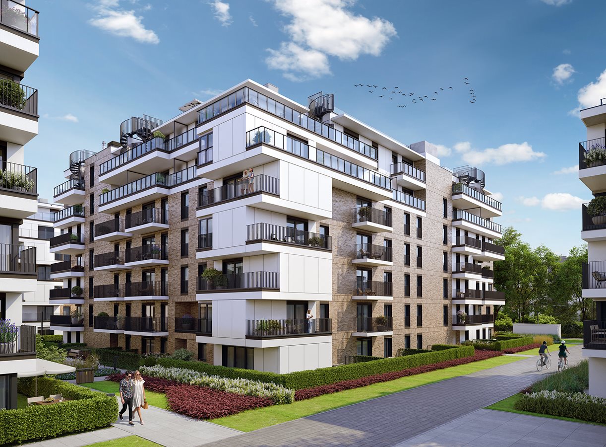 Apartamenty Park Matecznego - Widok na elewację budynku B