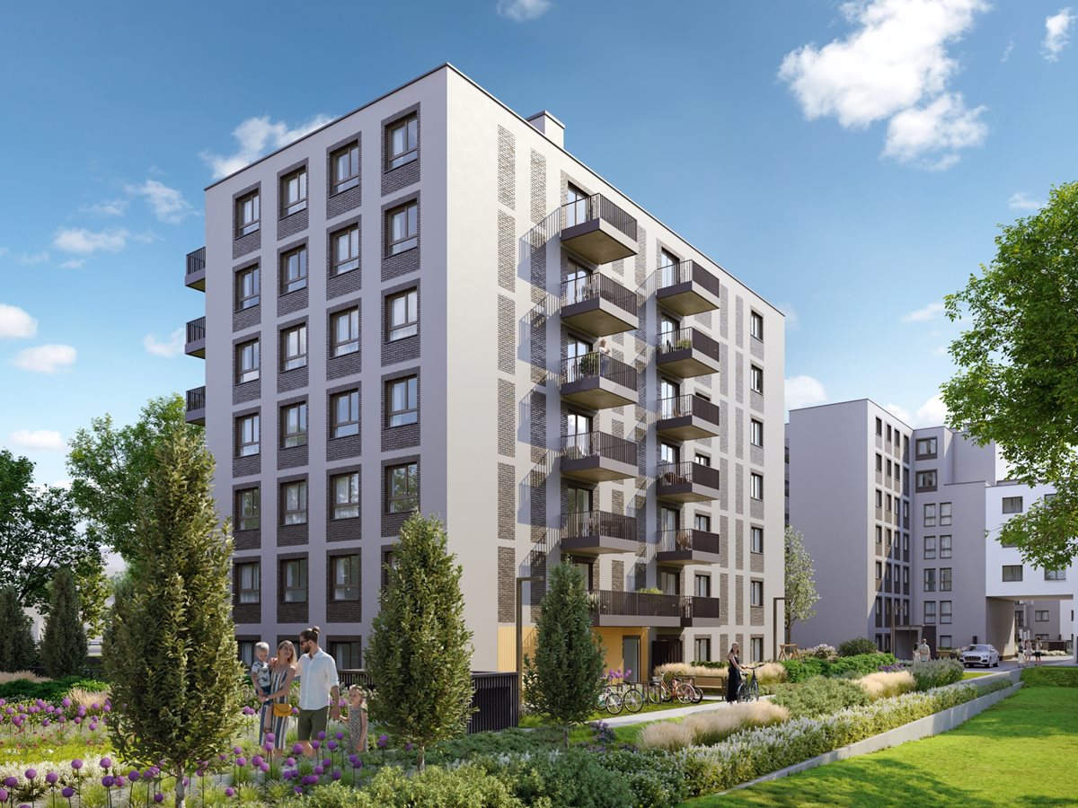 Osiedle Rapsodia - Etap 2, widok na budynek D