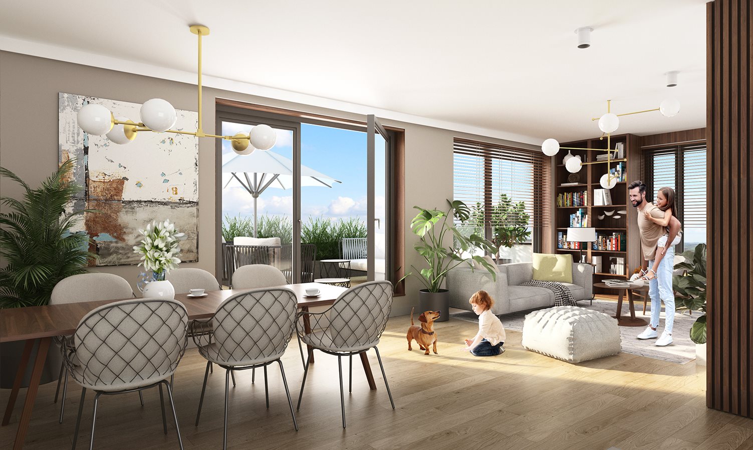 Osiedle Górka Narodowa - Przykładowa wizualizacja mieszkania