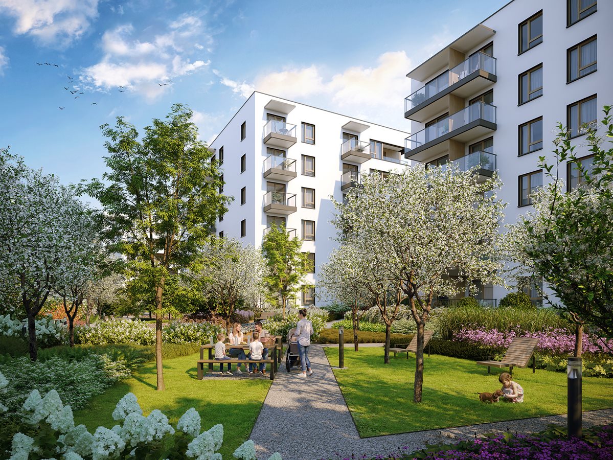 Apartamenty Rudnickiego - Zielone części wspólne