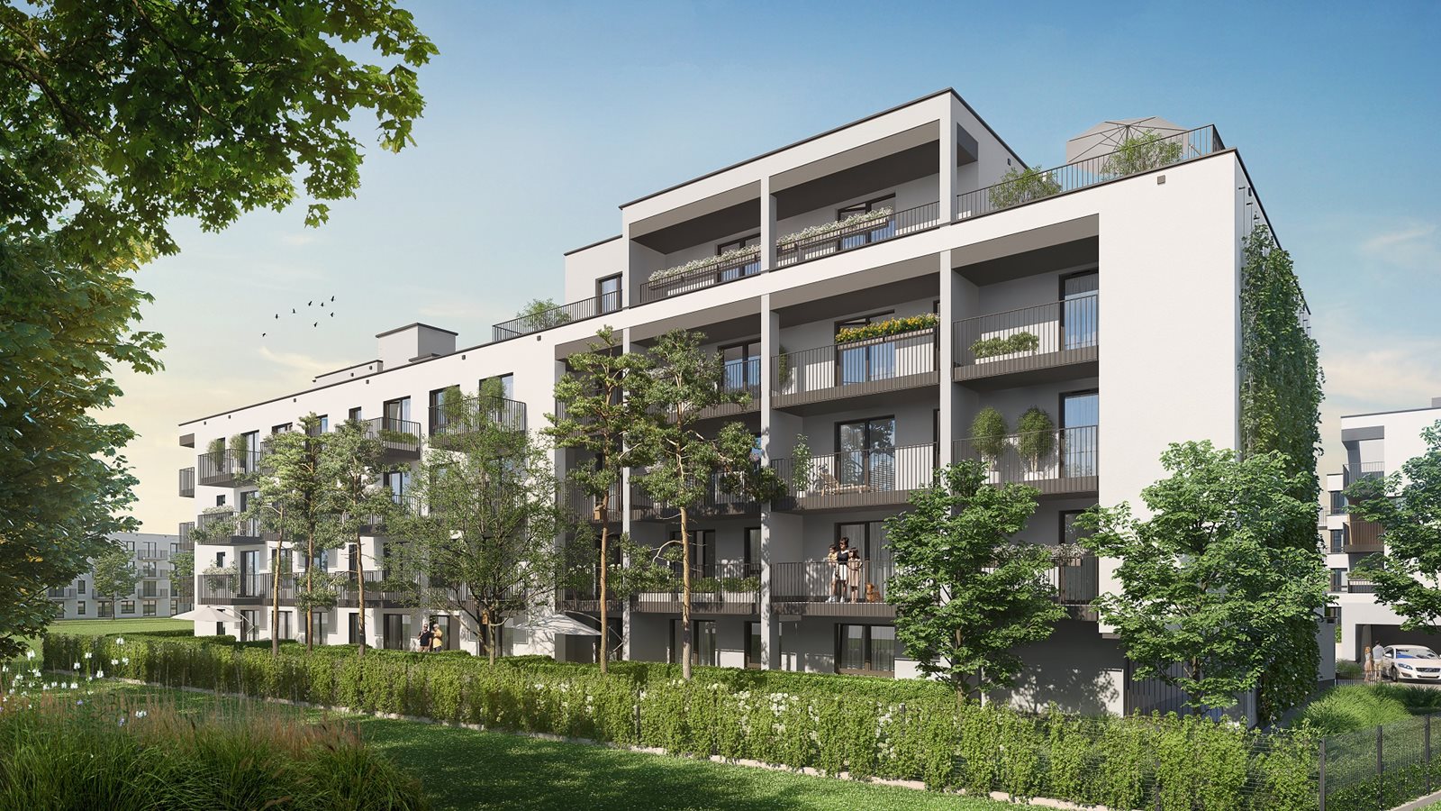 Osiedle Wilno 7 etap 2 - Widok na budynek B