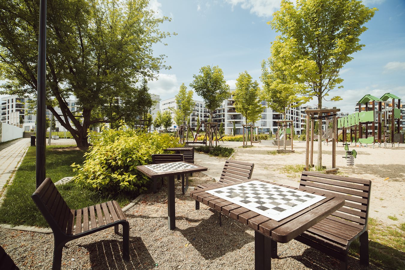 Osiedle Górka Narodowa - Zdjęcie widok na park przy ul. Banacha