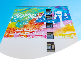 Grafika Mural Lutosławskiego