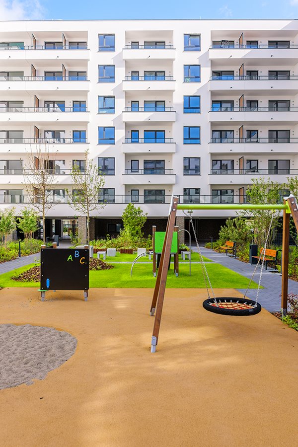 Osiedle Urbino - Zdjęcie placu zabaw na patio