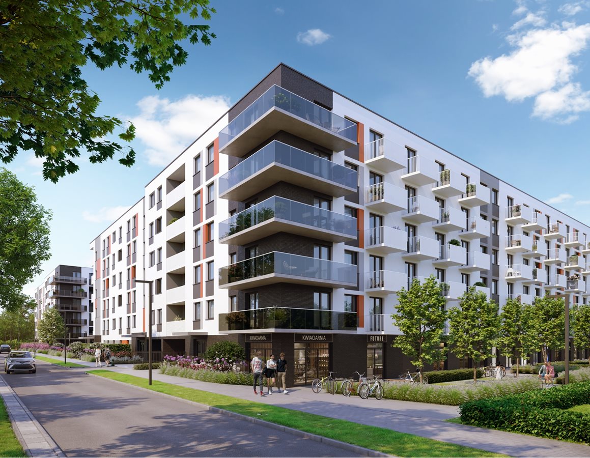 Osiedle Międzyleska - Etap 2, widok na budynek 