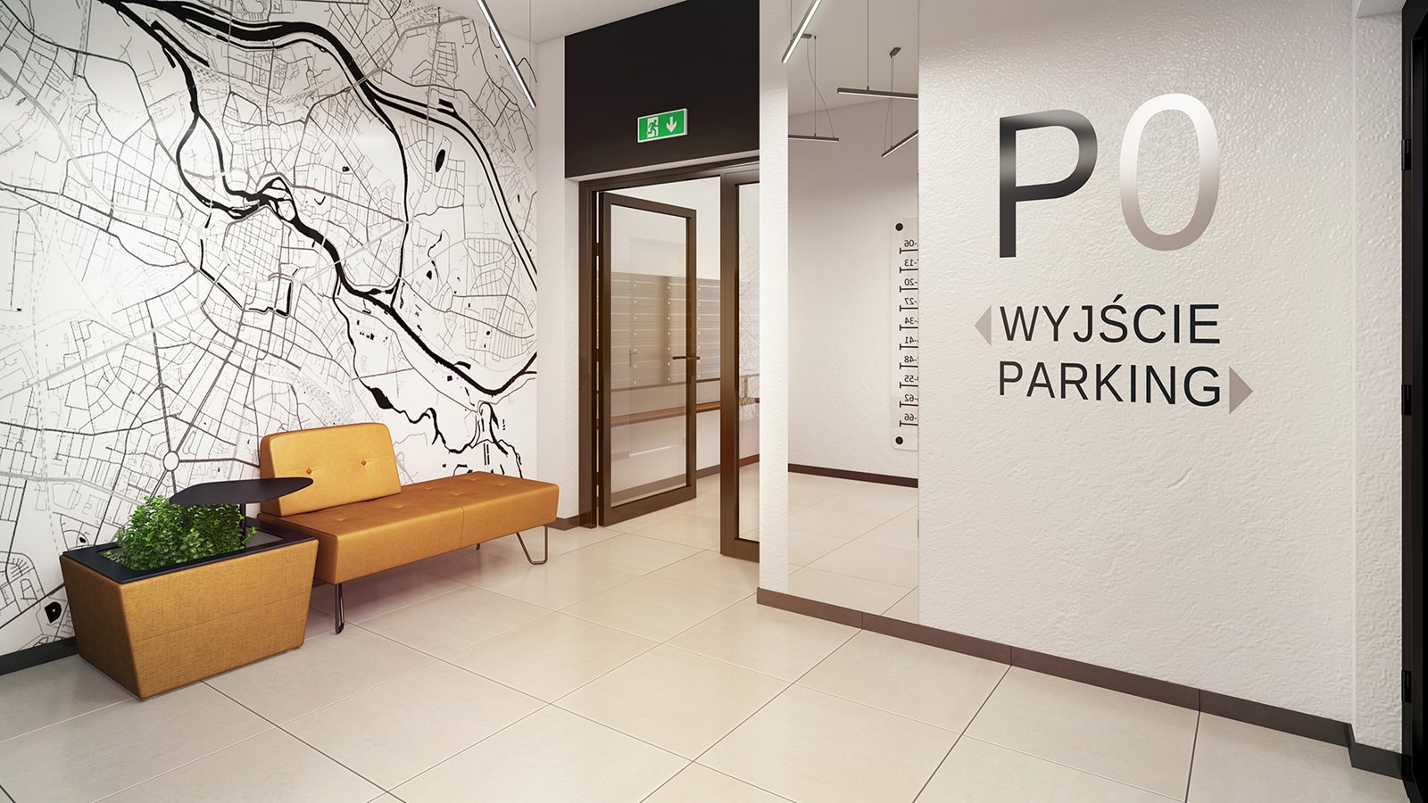 Chociebuska 11 - Hall na parterze