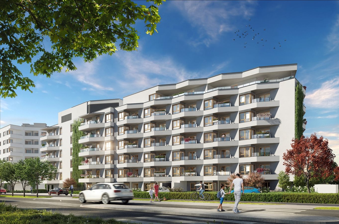 Osiedle Urbino - Etap 5.1 - Widok na elewację